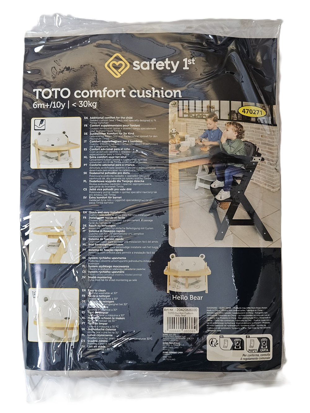 oryginalna wkładka Safety 1st HELLO BEAR